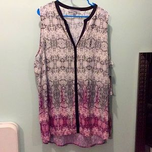 NEW SIZE 3X SLEEVELESS BLOUSE